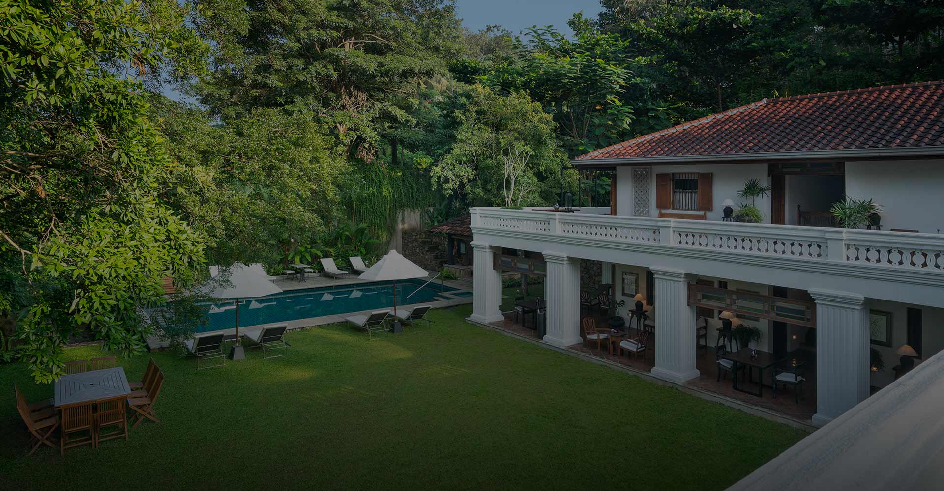 Taru Villas Kandy, Hotel Side View, Pool Area